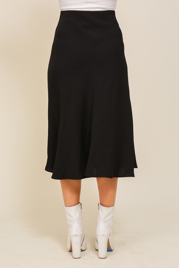 Embrace It Airflow Midi Skirt- Black