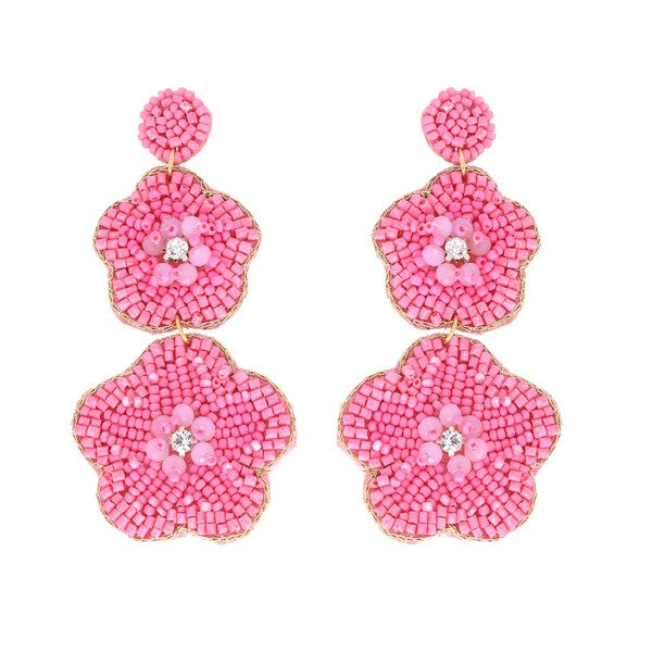 Flower Power Drop Earrings