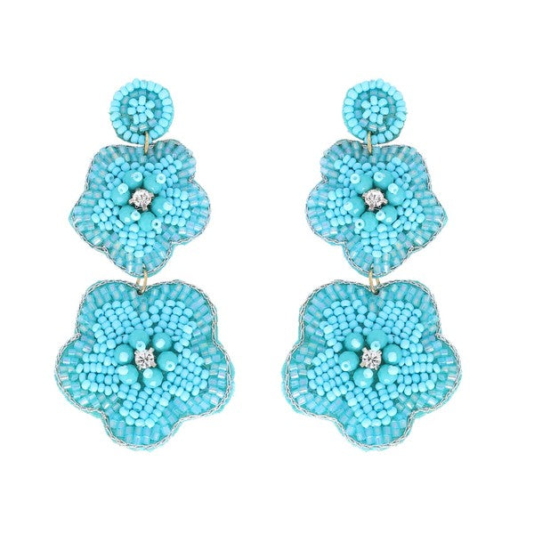 Flower Power Drop Earrings