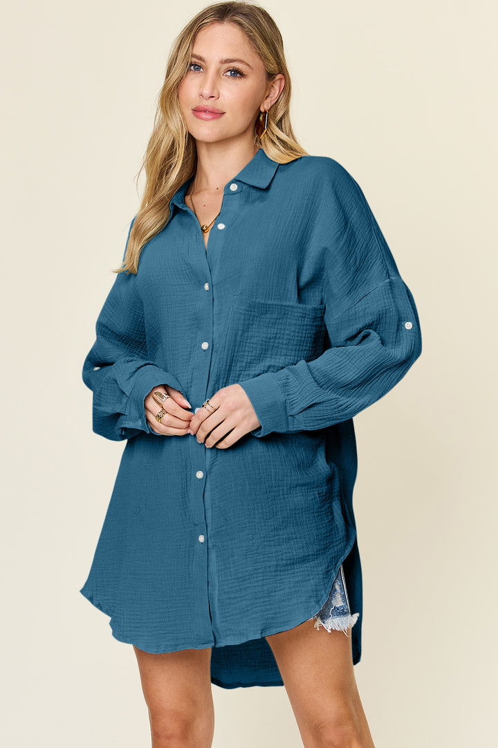 Stay True to Yourself Button Up Shirt- 5 Colors