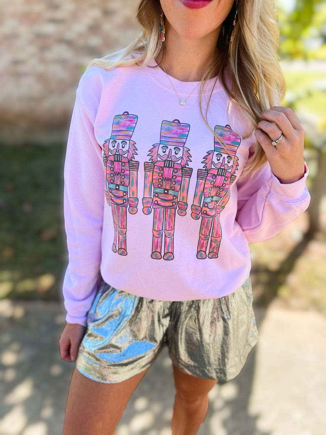 Watercolor Nut Cracker Sweatshirt