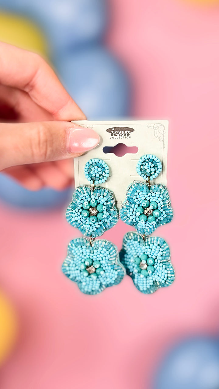 Flower Power Drop Earrings