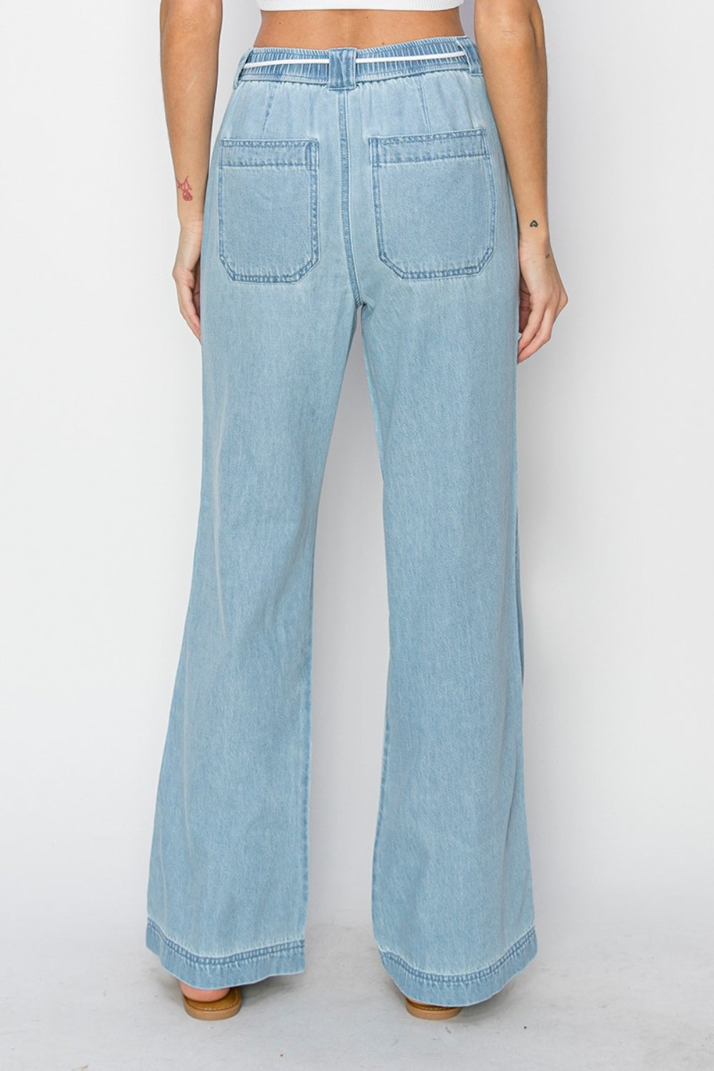 Easy Going High Rise Straight Jeans by Risen