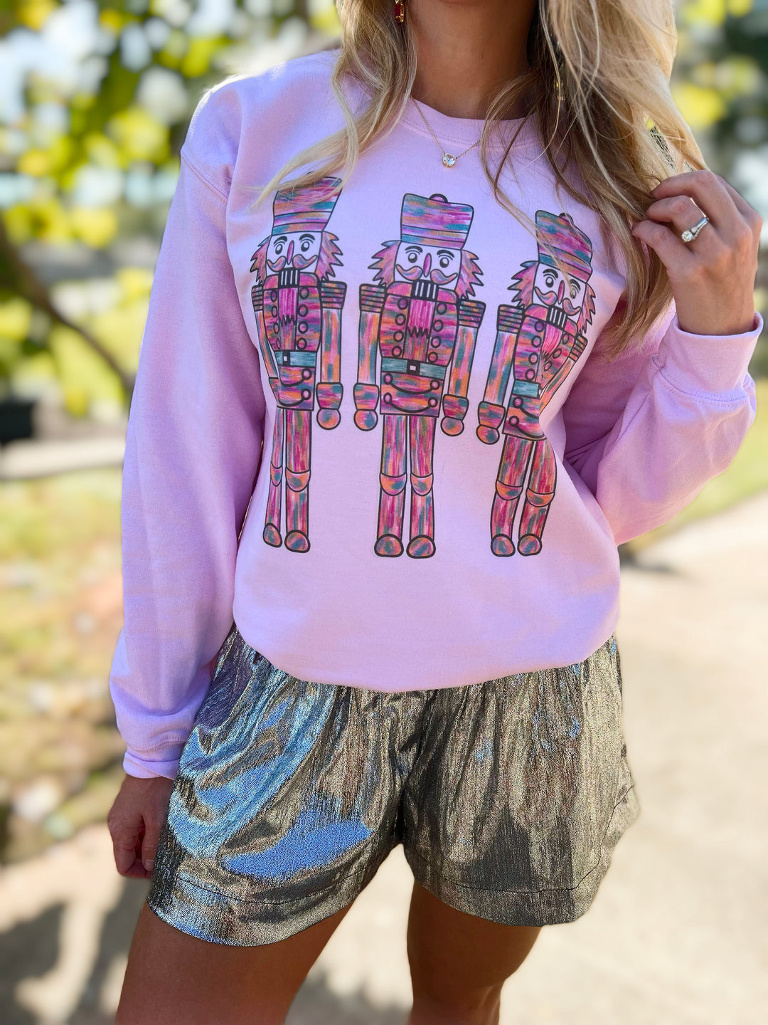 Watercolor Nut Cracker Sweatshirt