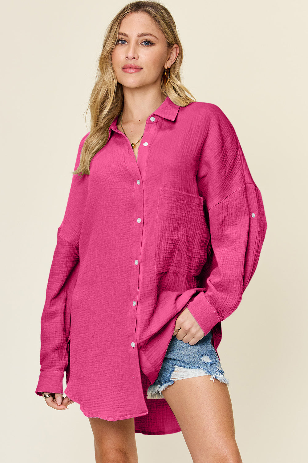 Stay True to Yourself Button Up Shirt- 5 Colors