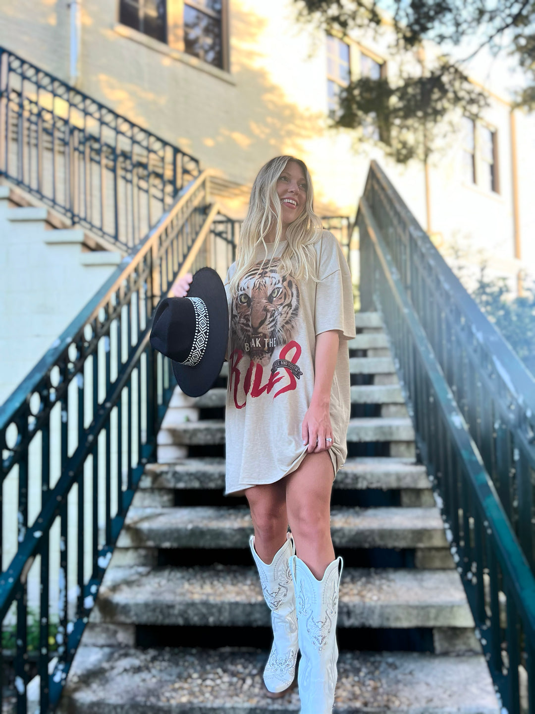 Break the Rules Tiger T-shirt Dress