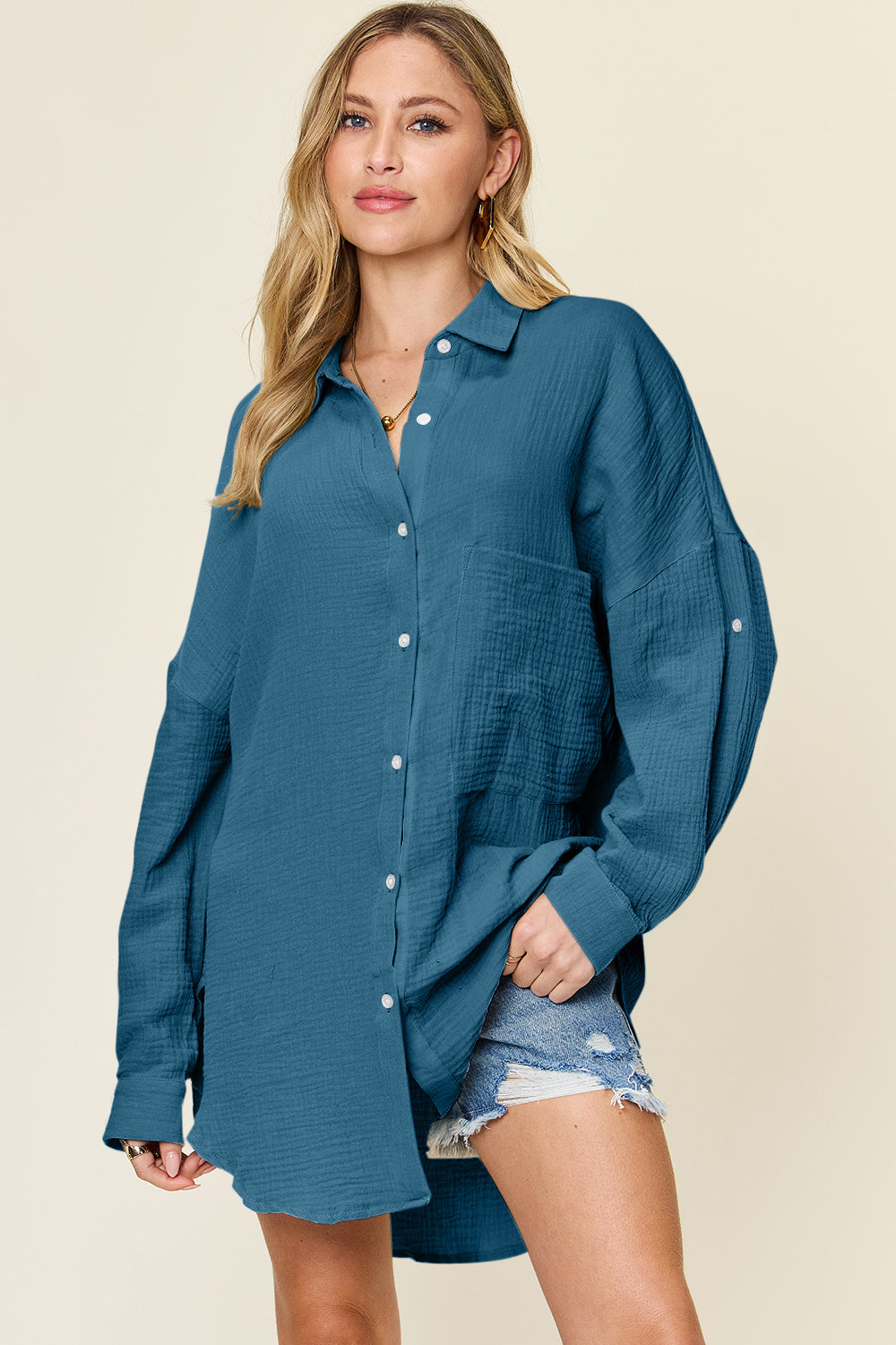 Stay True to Yourself Button Up Shirt- 5 Colors