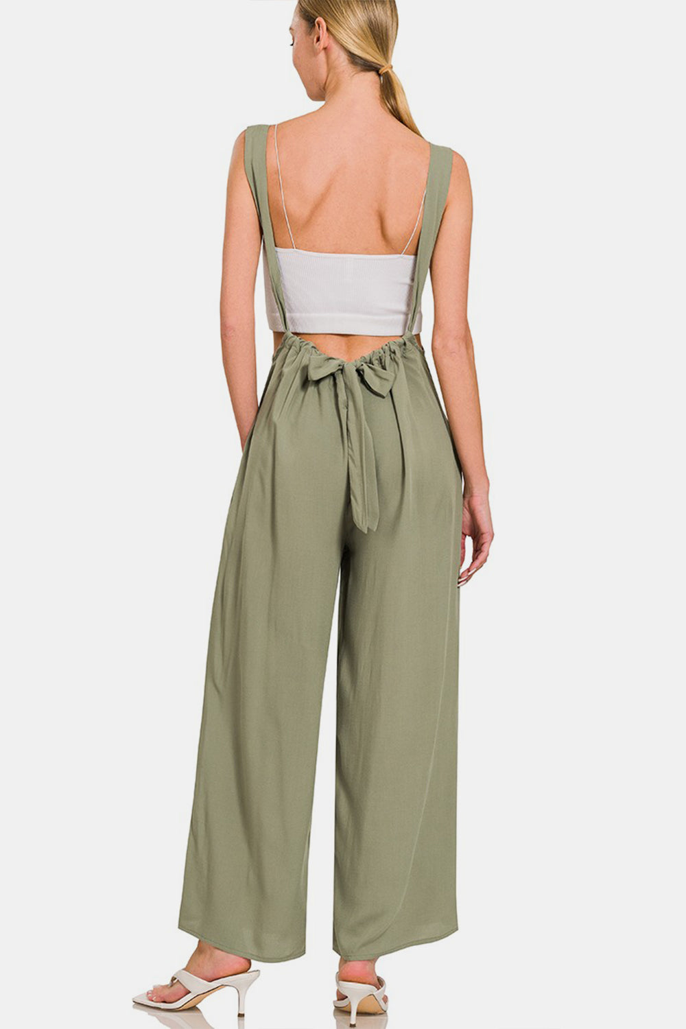 Turning Heads Wide Leg Overalls