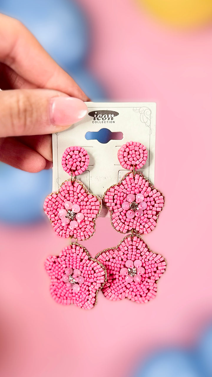 Flower Power Drop Earrings