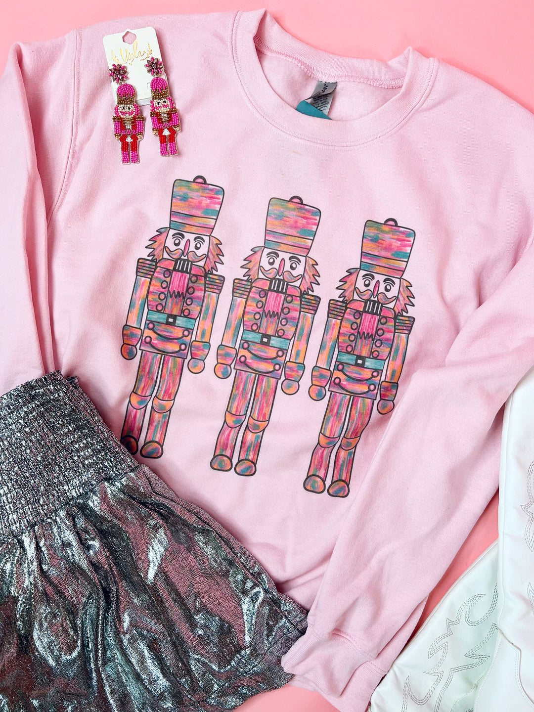 Watercolor Nut Cracker Sweatshirt