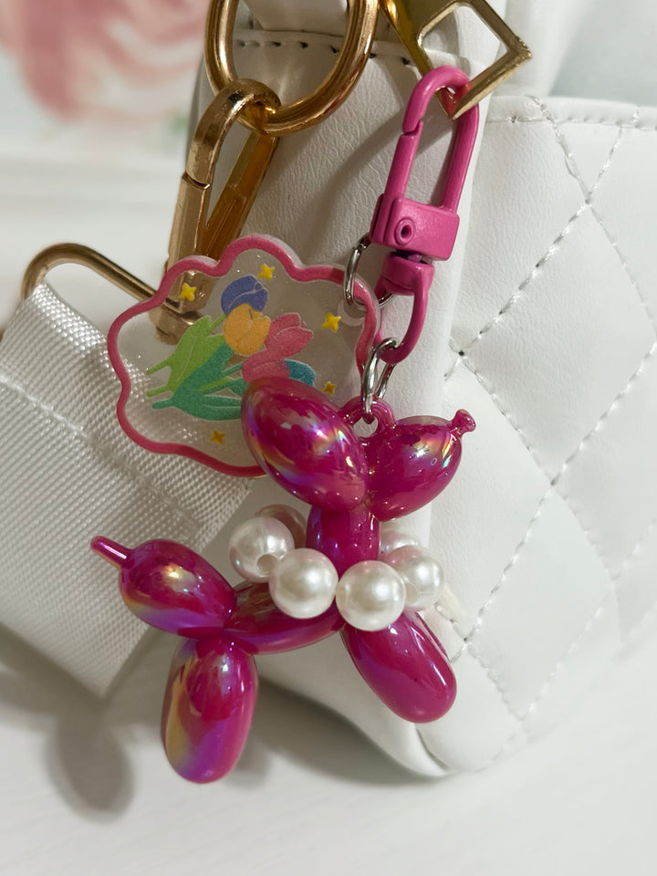 Balloon Dog Keychain- 2 Colors