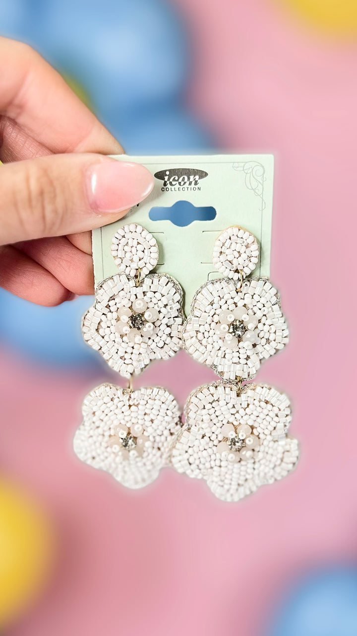 Flower Power Drop Earrings