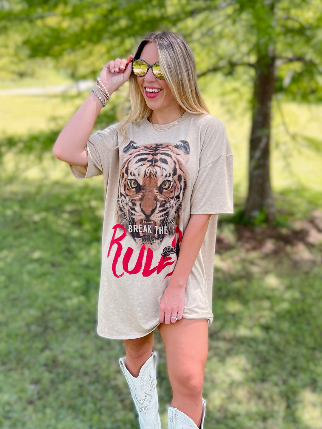 Break the Rules Tiger T-shirt Dress