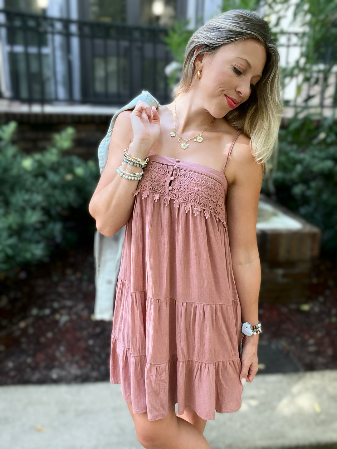 A Fresh Start Tiered Dress