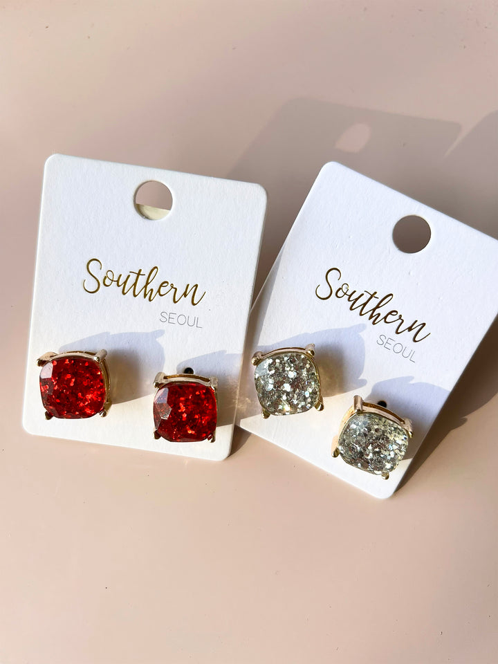 Southern Seoul Glitter Studs