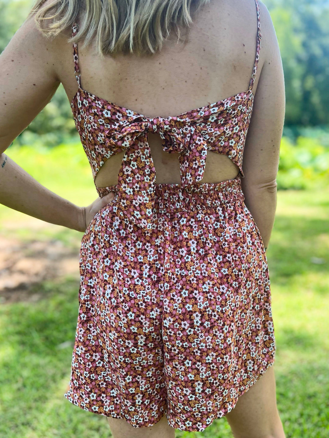 A Deep Knowing Floral Romper