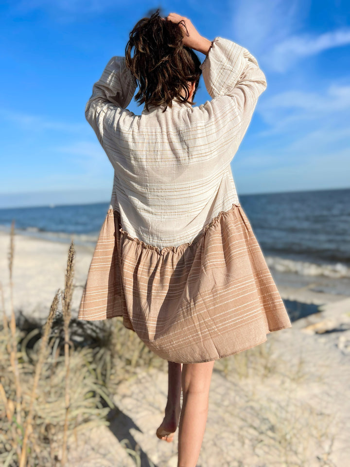 Boho Dreams Striped Duster Top