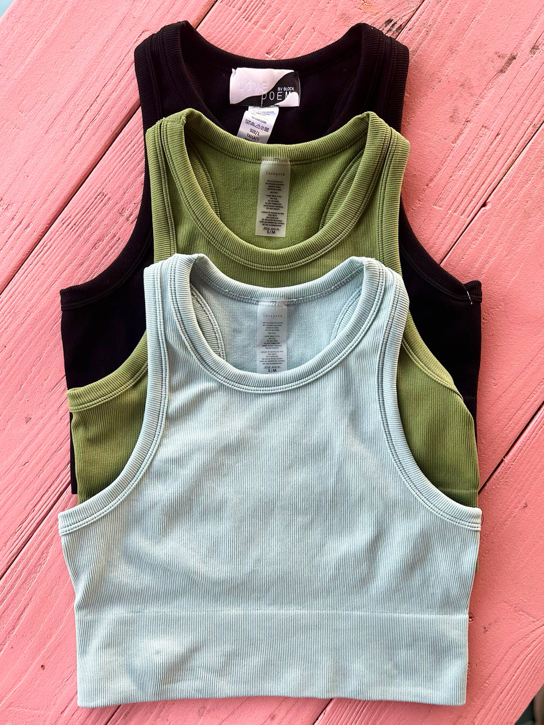 Take The High Road Cropped Tank- 2 Colors