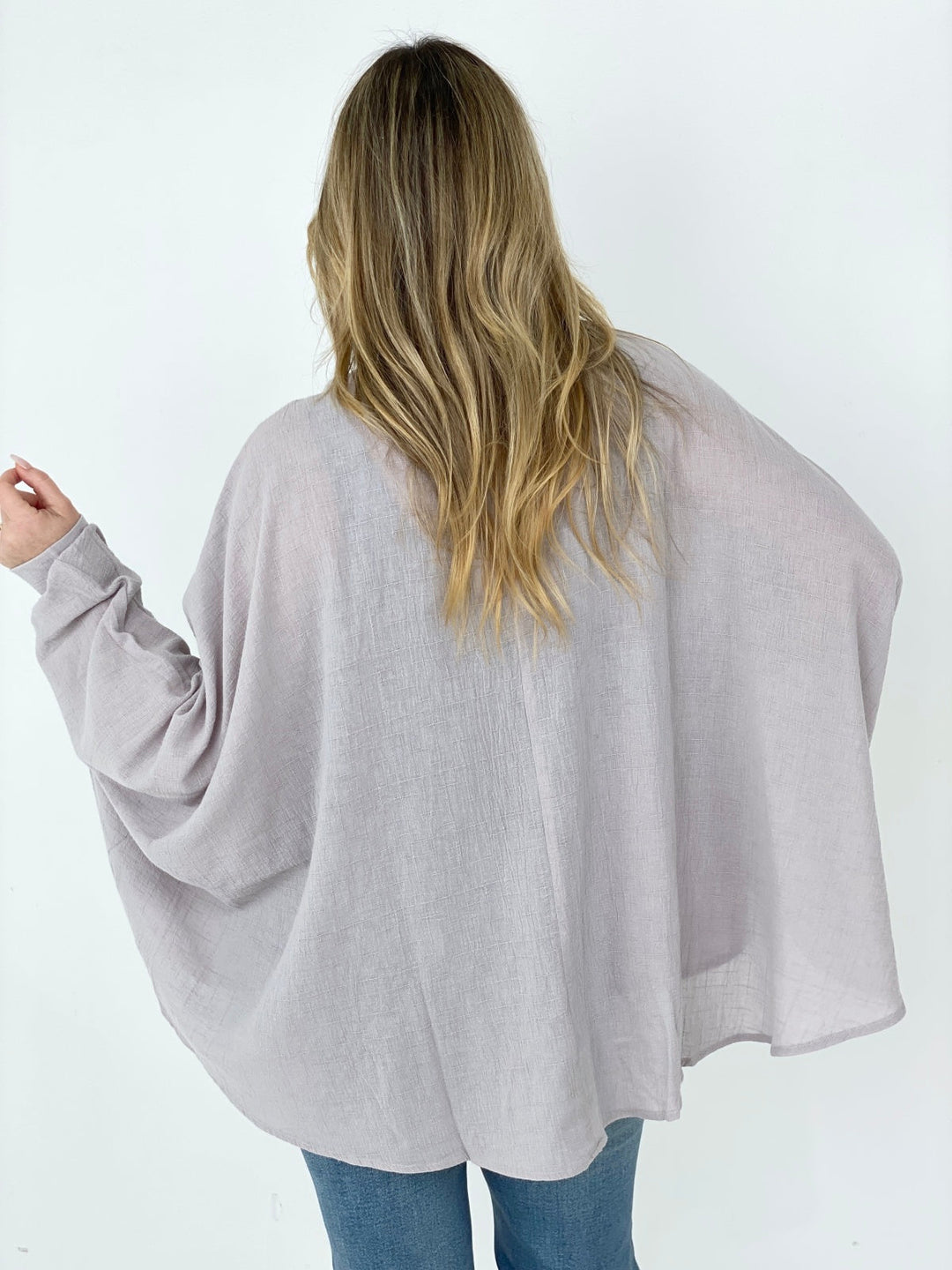 Flaunt It Linen Oversized Top