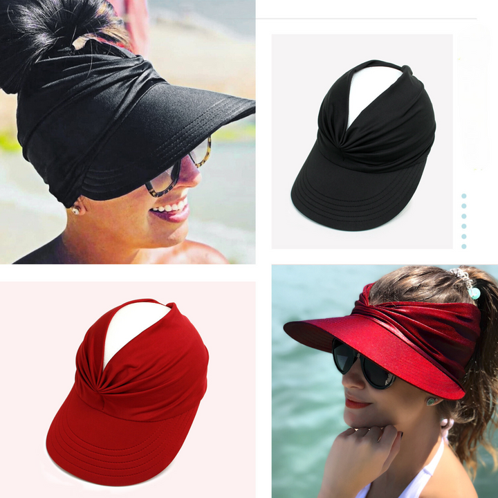 Ruched Visor in Assorted Colors