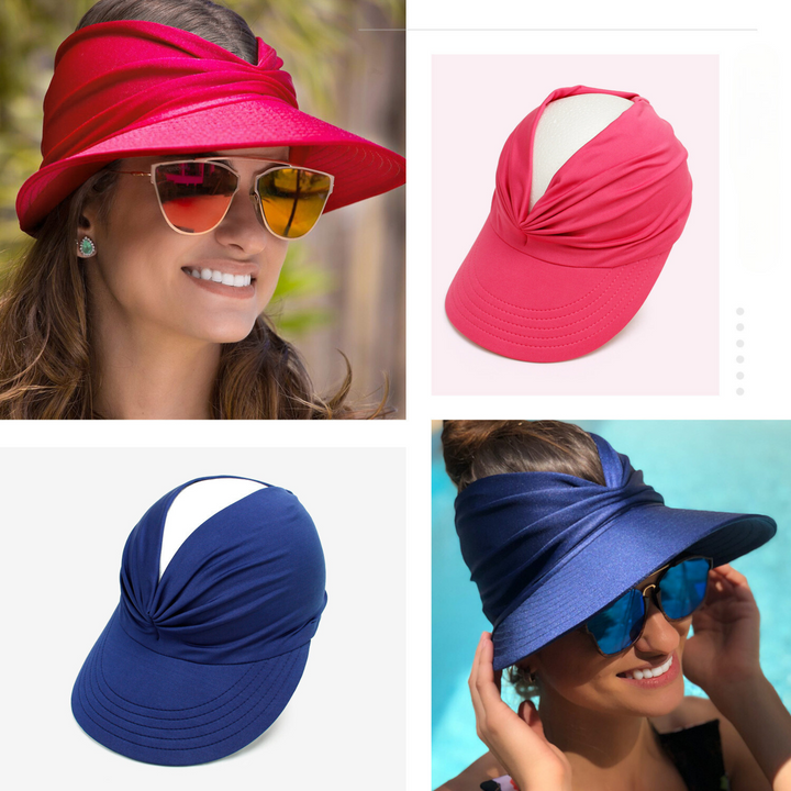 Ruched Visor in Assorted Colors