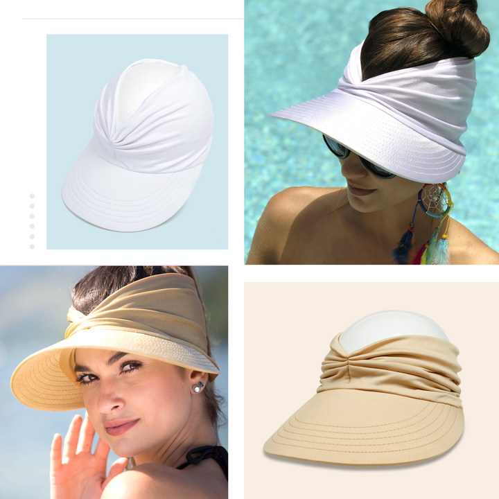 Ruched Visor in Assorted Colors