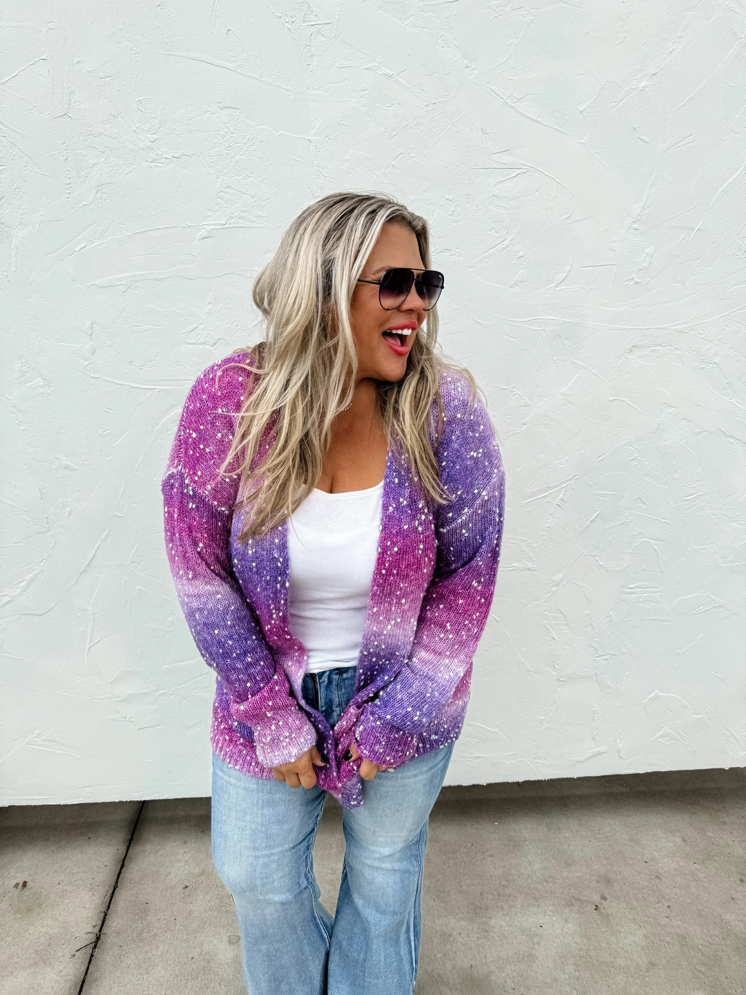 PREORDER: Starstruck Ombre Cardigan in Three Colors