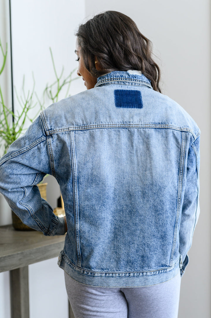 Always Together Light Wash Denim Jacket