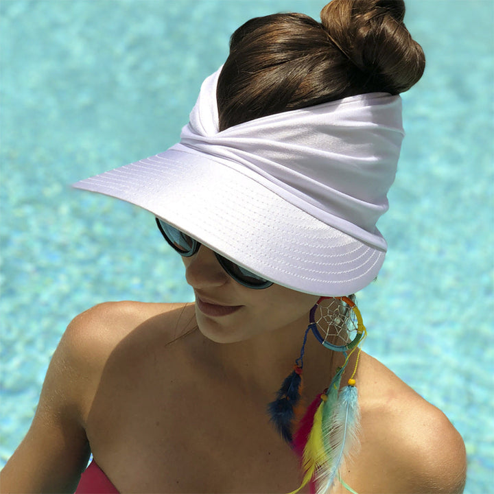 Ruched Visor in Assorted Colors