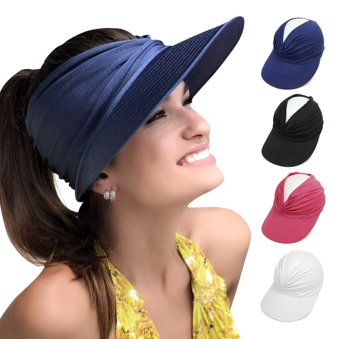 Ruched Visor in Assorted Colors