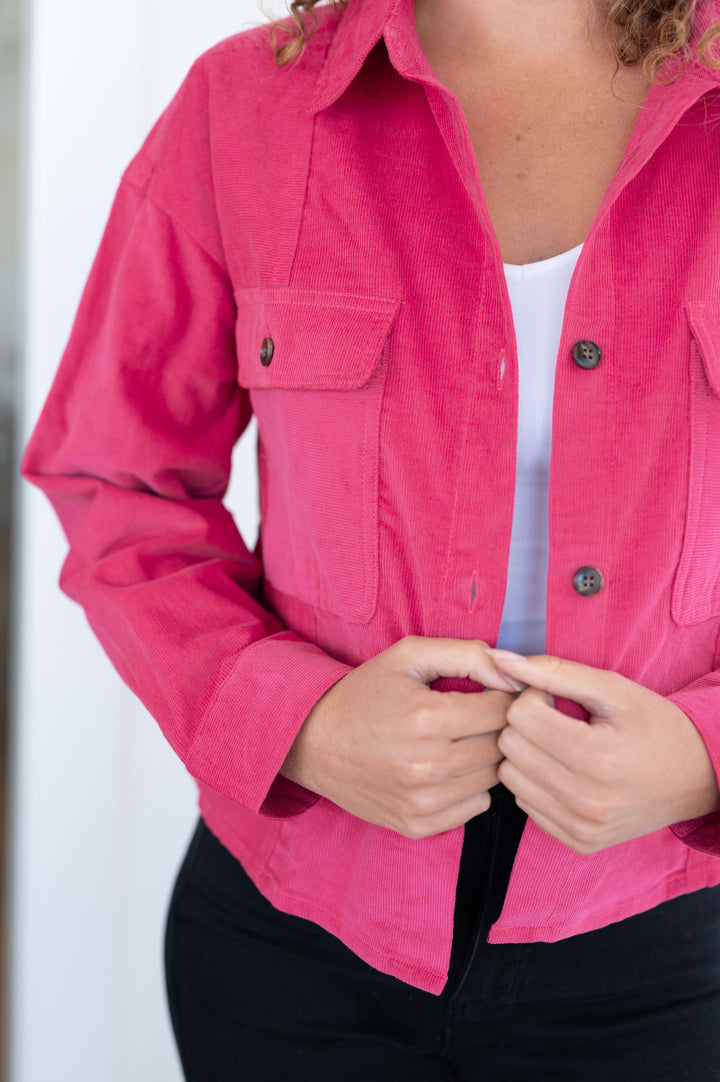 Perfect Pop of Pink Jacket