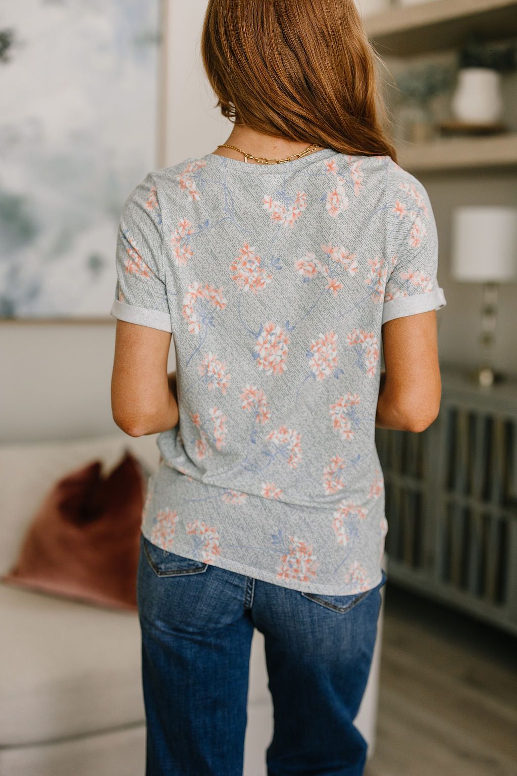 Subtle Details Twist Front Top