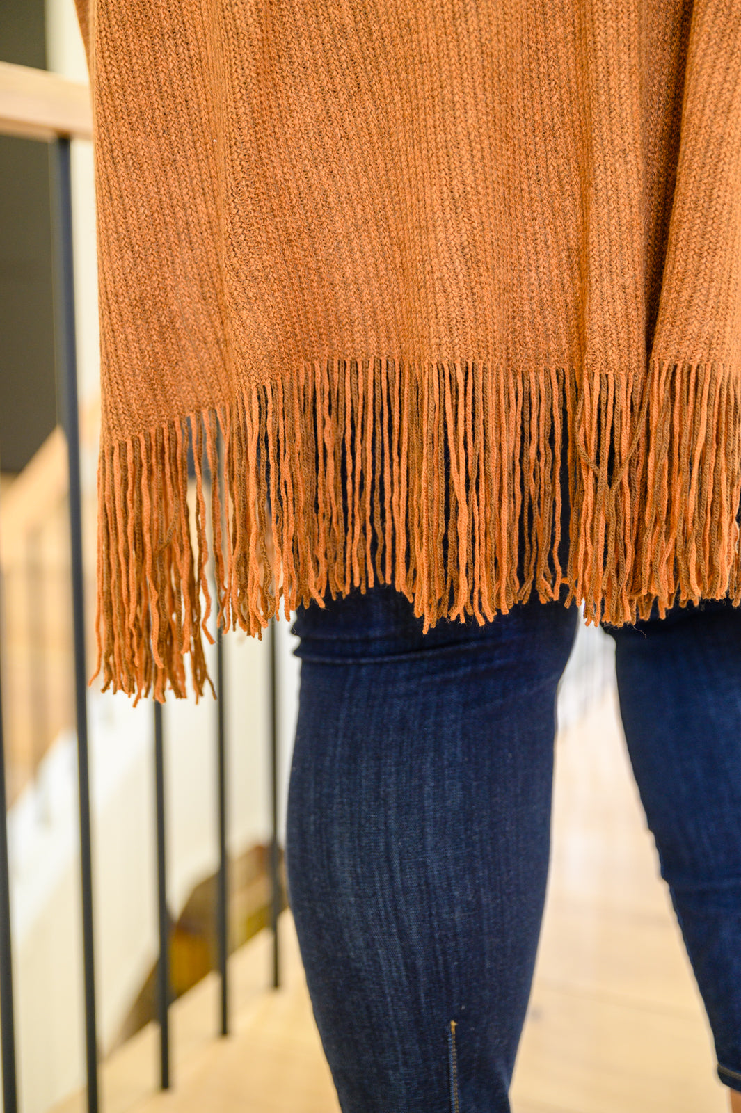 Tell My Story Rib Knit Kimono In Camel