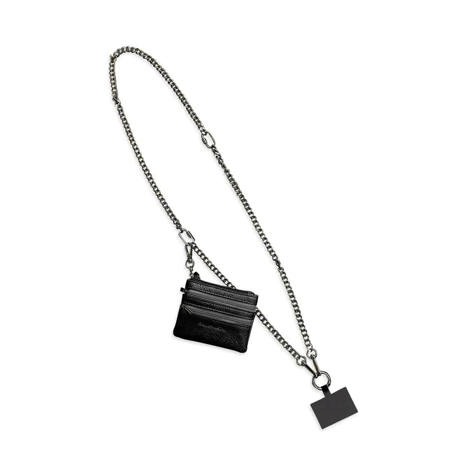 PREORDER: Clip & Go Chain With Zippered Pouch In Assorted Colors